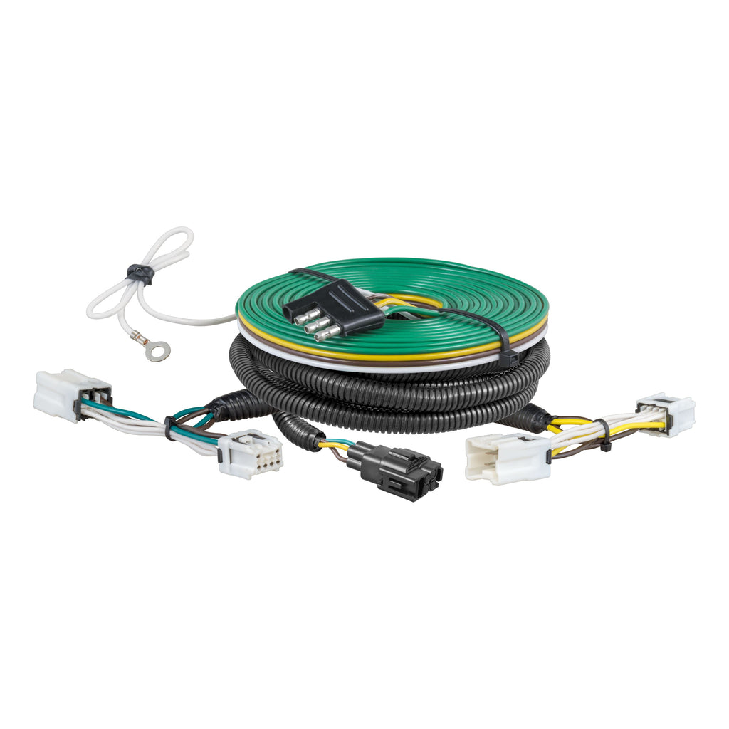 CURT 58956 Custom Towed-Vehicle RV Wiring Harness, Select Toyota RAV4