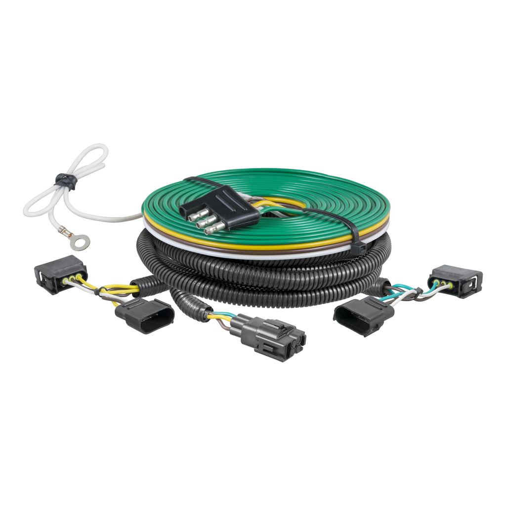 CURT 58958 Custom Towed-Vehicle RV Wiring Harness, Select Jeep Compass