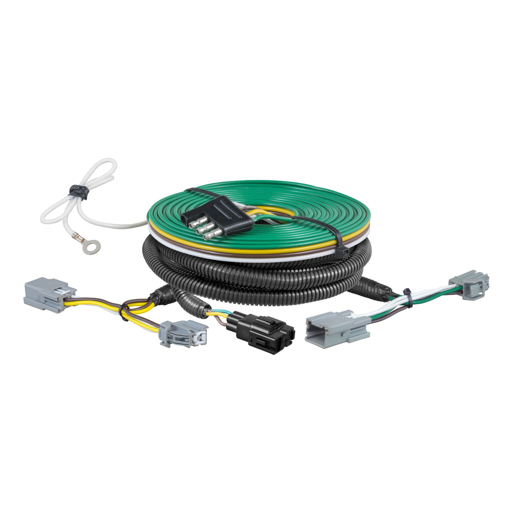 CURT 58977 Custom Towed-Vehicle RV Wiring Harness, Select Ford Fiesta