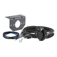 Load image into Gallery viewer, CURT 58981 Dinghy Towing Electrical Adapter (4-Way Flat Vehicle to 6-Way Round)