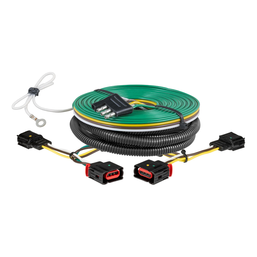 CURT 58984 Custom Towed-Vehicle RV Wiring Harness, Select Chevrolet Silverado, GMC Sierra