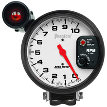 Load image into Gallery viewer, AutoMeter 5899 GAUGE, TACHOMETER, 5", 10K RPM, PEDESTAL W/ EXT. SHIFT-LITE, PHANTOM