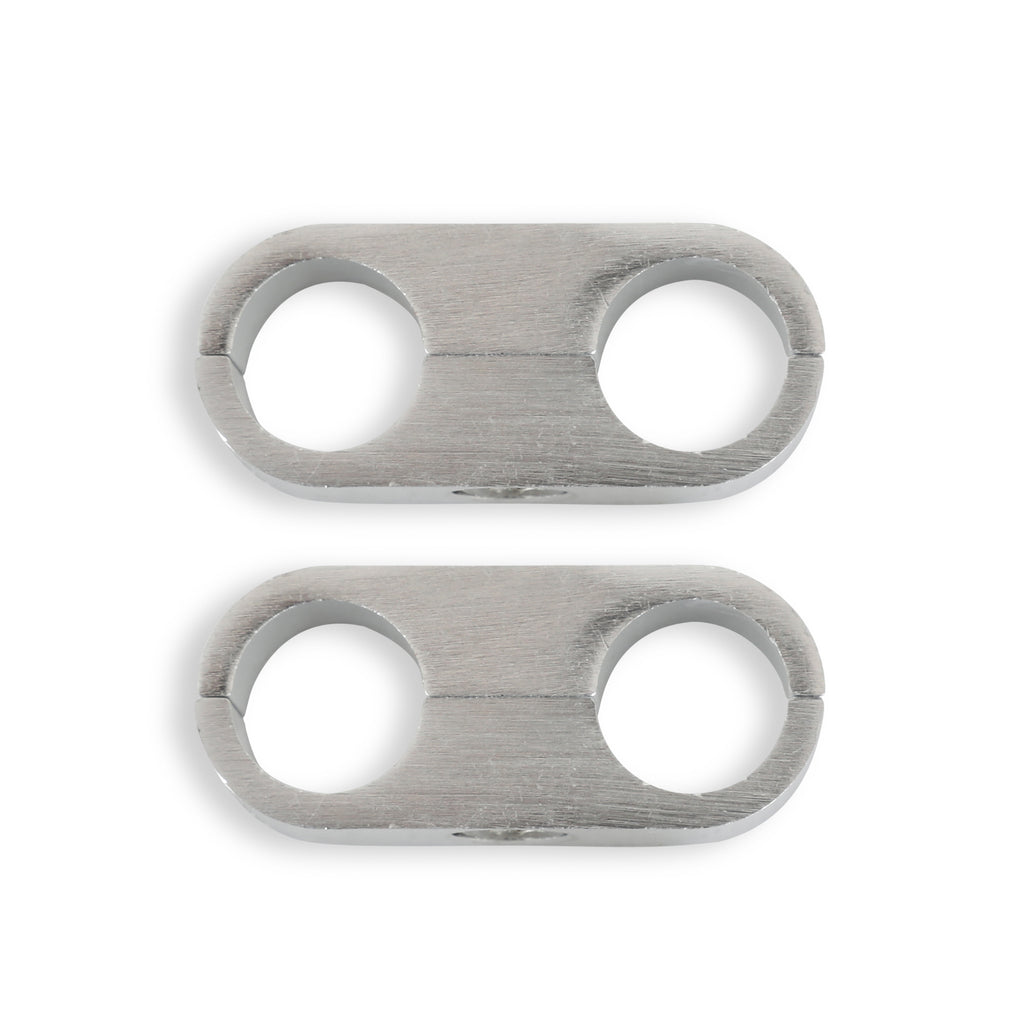 58In.-Polished-Alum.-HoseTube-Separators-2Pk