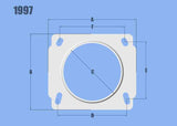 Vibrant 1997 Mass Air Flow Sensor Adapter Plate, for Nissan Applications