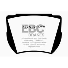 Load image into Gallery viewer, 59-65-Aston-Martin-Db4-3.7-Convertible-Greenstuff-Rear-Brake-Pads
