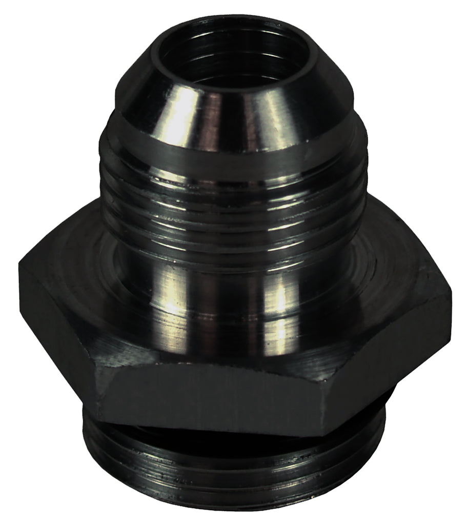 Derale 59008 Aluminum Cooler/Adapter Fitting -8AN x -10AN O-ring, Bright Anodized