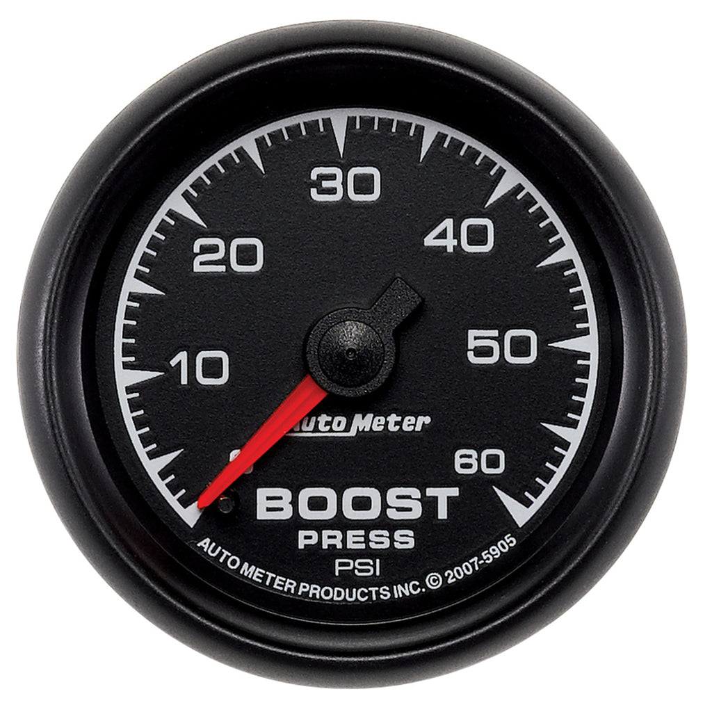 AutoMeter 5905 GAUGE, BOOST, 2 1/16", 60PSI, MECHANICAL, ES