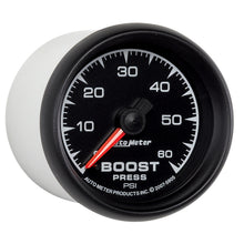 Load image into Gallery viewer, AutoMeter 5905 GAUGE, BOOST, 2 1/16", 60PSI, MECHANICAL, ES