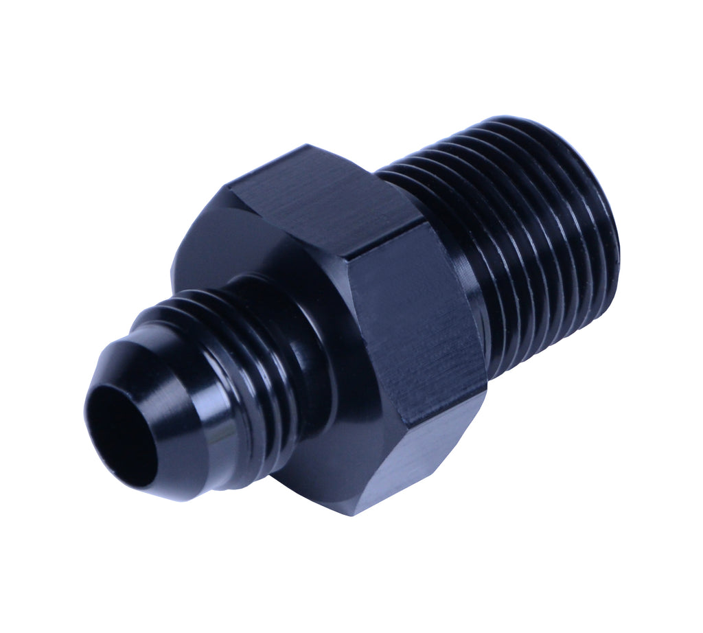Derale 59206 Straight AN fitting, straight NPT fitting, 3/8" npt x -6AN male