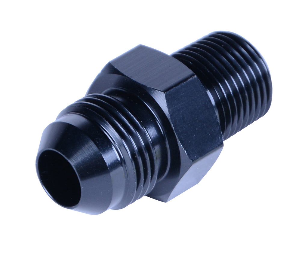 Derale 59208 Straight AN fitting, straight NPT fitting, 3/8" npt x -8AN male