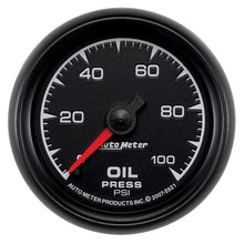 Load image into Gallery viewer, AutoMeter 5921 GAUGE, OIL PRESSURE, 2 1/16", 100PSI, MECHANICAL, ES