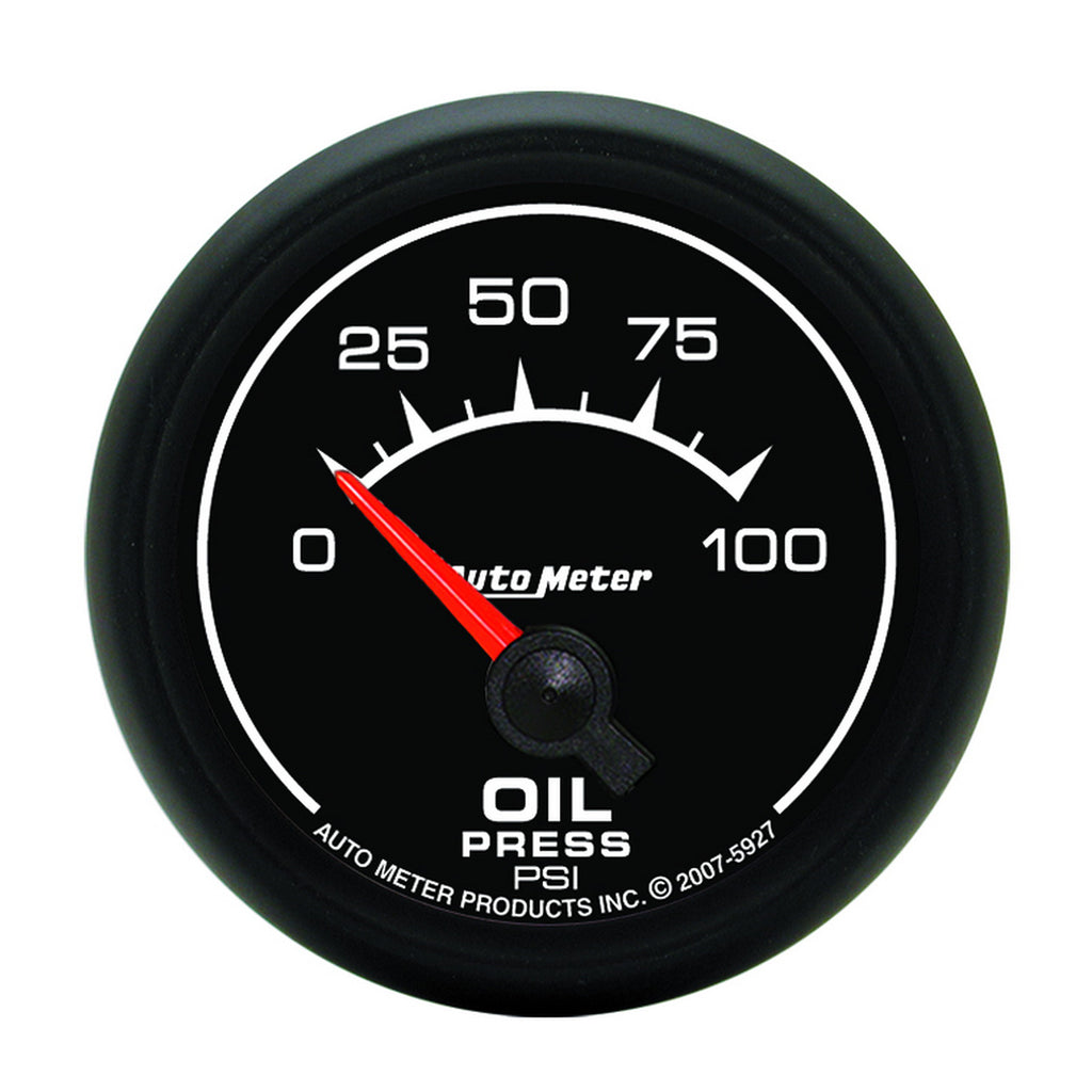 AutoMeter 5927 GAUGE, OIL PRESSURE, 2 1/16", 100PSI, ELECTRIC, ES