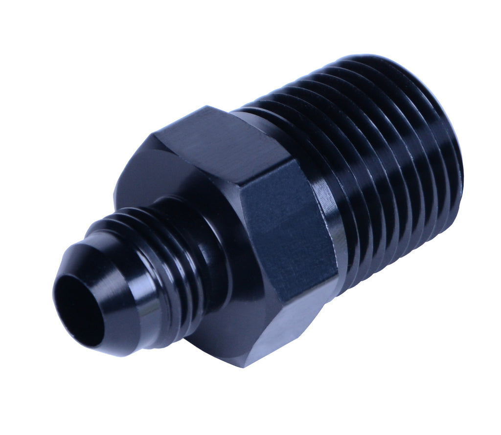 Derale 59306 Straight AN fitting, straight NPT fitting, 1/2" npt x -6AN male