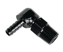 Load image into Gallery viewer, Derale 59406 Aluminum Swivel Fitting 90° 7/8-14 UNF x 3/8" Barb