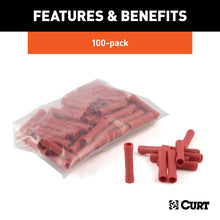 Load image into Gallery viewer, CURT 59421 Butt Connectors (22-18 Wire Gauge, 100-Pack)