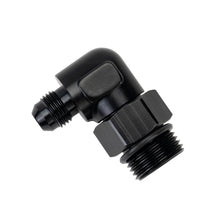 Load image into Gallery viewer, Derale 59506 Aluminum Swivel Fitting 90° 7/8-14 UNF x -6AN Male