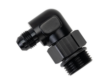 Load image into Gallery viewer, Derale 59506 Aluminum Swivel Fitting 90° 7/8-14 UNF x -6AN Male