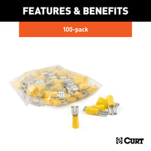 Load image into Gallery viewer, CURT 59593 Female Quick Connectors (12-10 Wire Gauge, 100-Pack)