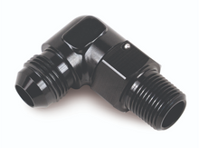 Load image into Gallery viewer, Derale 59708 Aluminum Swivel Fitting 90° 1/2" NPT x -8AN Male