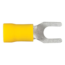 Load image into Gallery viewer, CURT 59631 Spade Terminals (12-10 Wire Gauge, #10 Stud Size, 100-Pack)