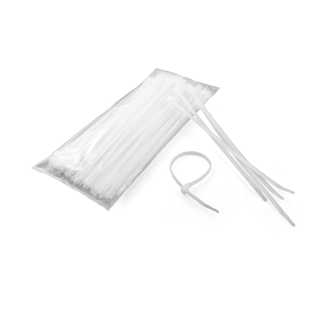 CURT 59728 7-1/4" Plastic Zip Wire Ties (100-Pack)