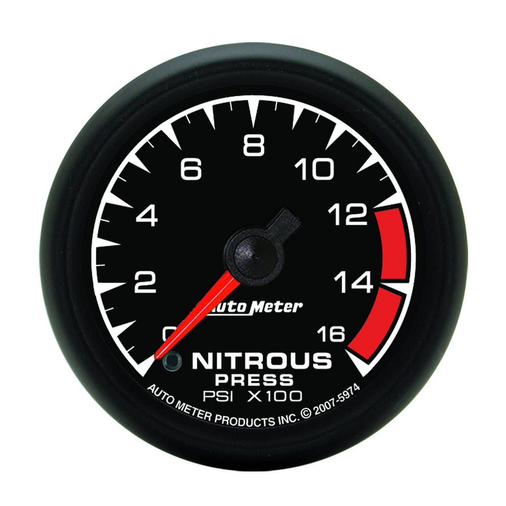 AutoMeter 5974 GAUGE, NITROUS PRESSURE, 2 1/16", 1600PSI, DIGITAL STEPPER MOTOR, ES