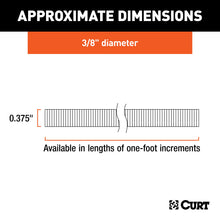 Load image into Gallery viewer, CURT 59824 3/8" Convoluted Slit Loom Tubing (1' Increments)