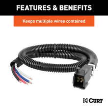 Load image into Gallery viewer, CURT 59824 3/8" Convoluted Slit Loom Tubing (1' Increments)