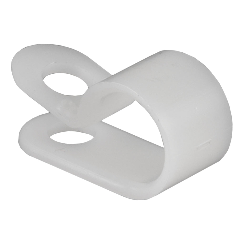 CURT 59828 3/8" I.D. Convoluted Slit Loom Tube Clamps (25-Pack)