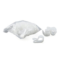 Load image into Gallery viewer, CURT 59828 3/8" I.D. Convoluted Slit Loom Tube Clamps (25-Pack)