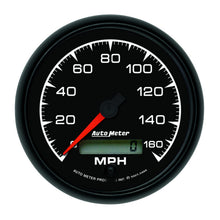Load image into Gallery viewer, AutoMeter 5988 GAUGE, SPEEDOMETER, 3 3/8", 160MPH, ELEC. PROGRAMMABLE, ES