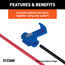 Load image into Gallery viewer, CURT 59905 Snap Lock Tap Connectors (12-10 Wire Gauge, 100-Pack)
