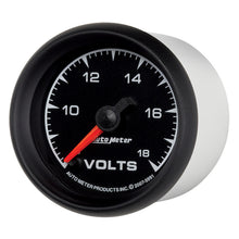 Load image into Gallery viewer, AutoMeter 5991 GAUGE, VOLTMETER, 2 1/16", 18V, DIGITAL STEPPER MOTOR, ES