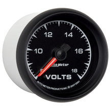 Load image into Gallery viewer, AutoMeter 5991 GAUGE, VOLTMETER, 2 1/16", 18V, DIGITAL STEPPER MOTOR, ES