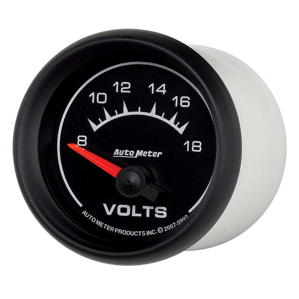 AutoMeter 5992 GAUGE, VOLTMETER, 2 1/16", 18V, ELECTRIC, ES