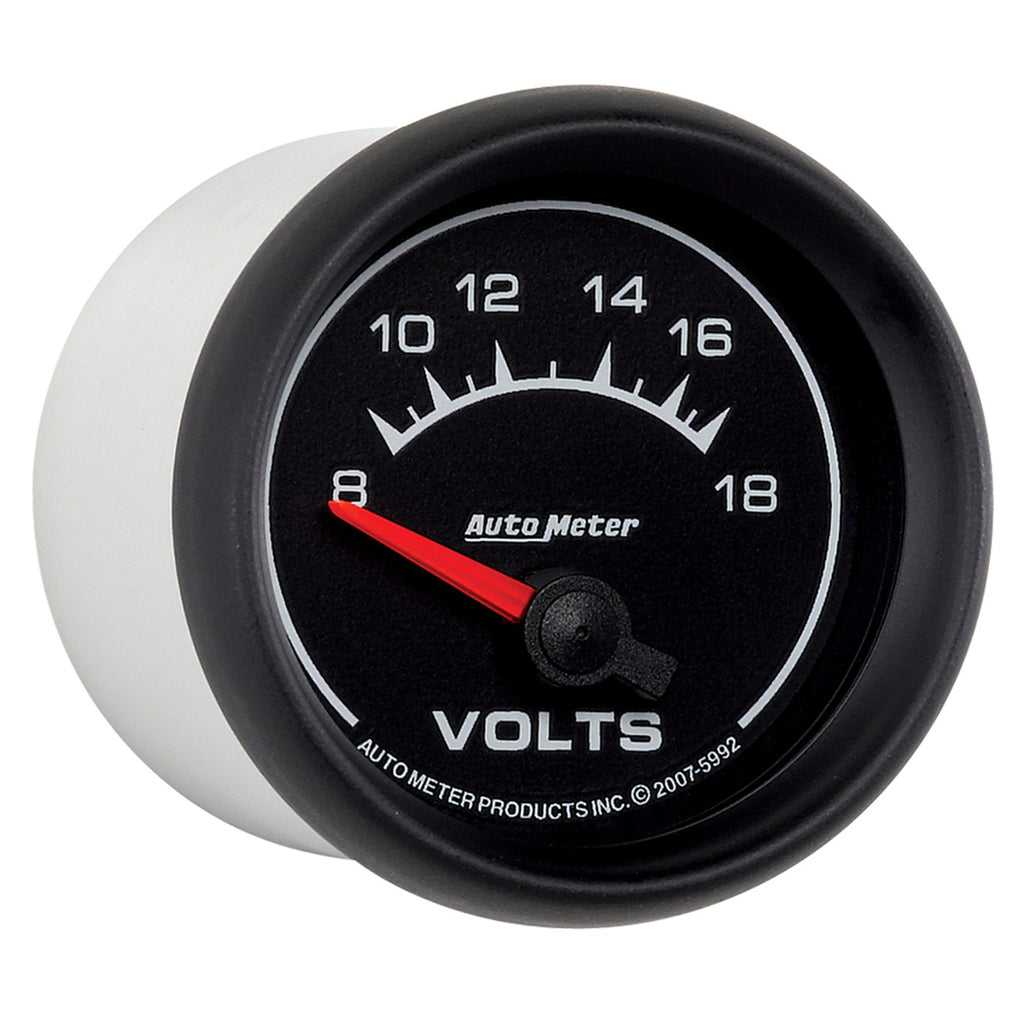 AutoMeter 5992 GAUGE, VOLTMETER, 2 1/16", 18V, ELECTRIC, ES