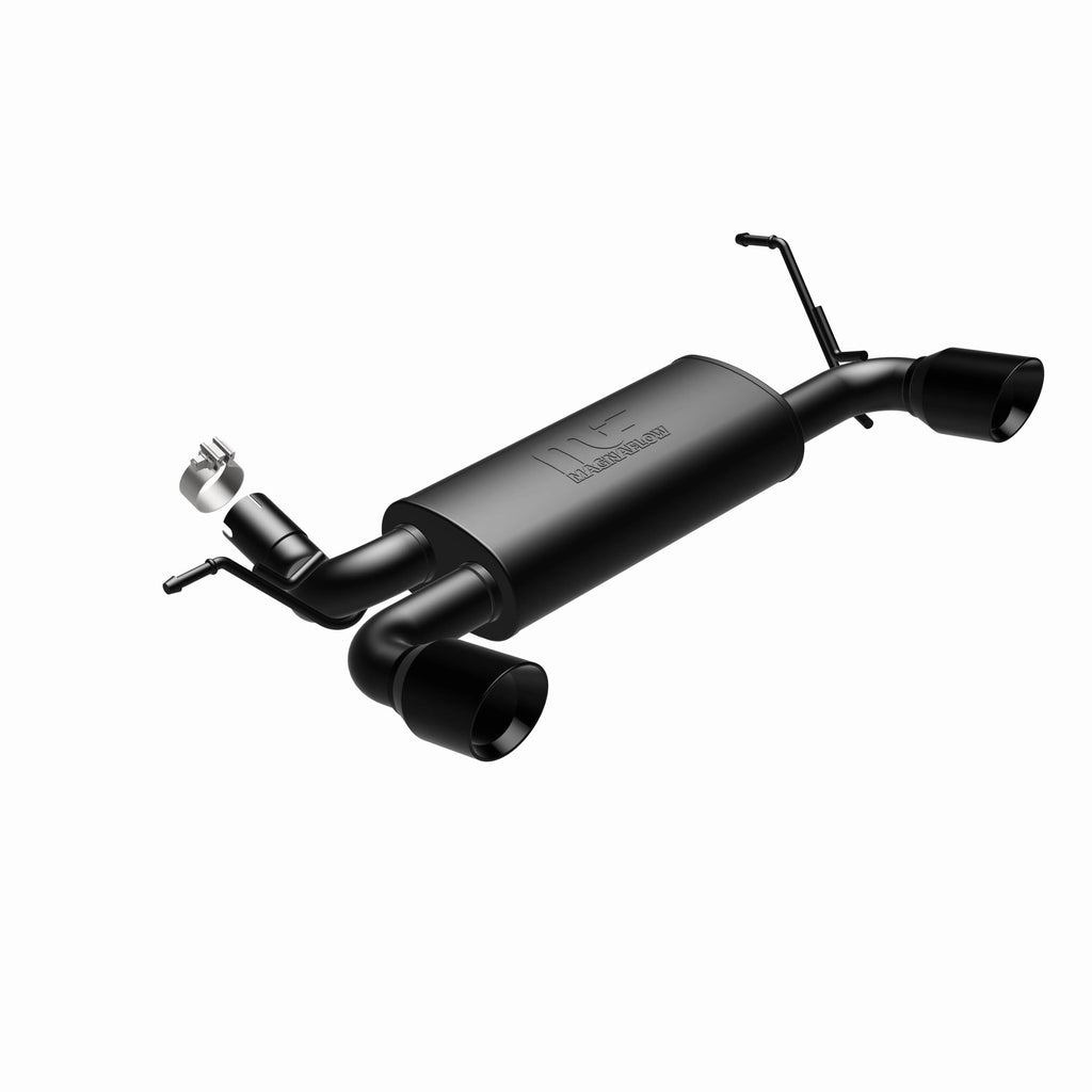 MagnaFlow Exhaust Products 15160 Street Series Black Coated Axle Back System for Select Jeep Wrangler, Jeep Wrangler JK