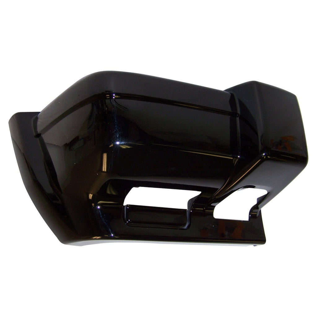Crown Automotive Jeep Replacement 5DY00DX8AB Front Right Bumper End Cap for 1997-2001 Jeep XJ Cherokee, Gloss Black Finish for Select Jeep Cherokee