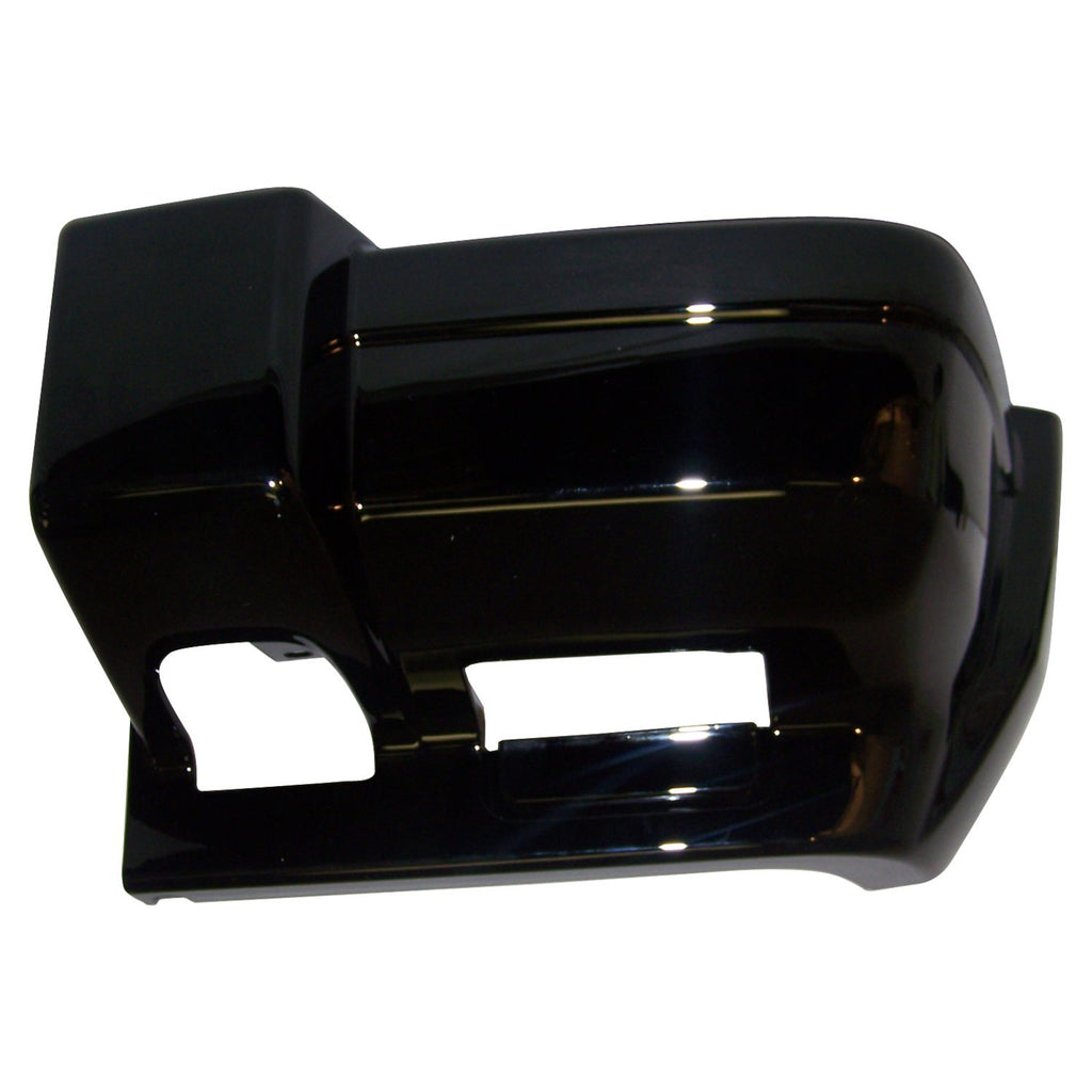 Crown Automotive Jeep Replacement 5DY01DX8AB Front Left Bumper End Cap for 1997-2001 Jeep XJ Cherokee, Gloss Black Finish for Select Jeep Cherokee