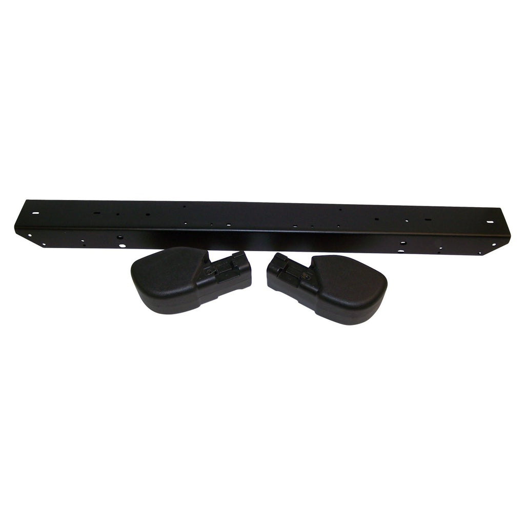 Crown Automotive Jeep Replacement 5ED16T3XK Front Bumper Kit for 97-06 Jeep TJ Wrangler, Black, Includes Bumper & End Caps for Select Jeep TJ, Jeep Wrangler