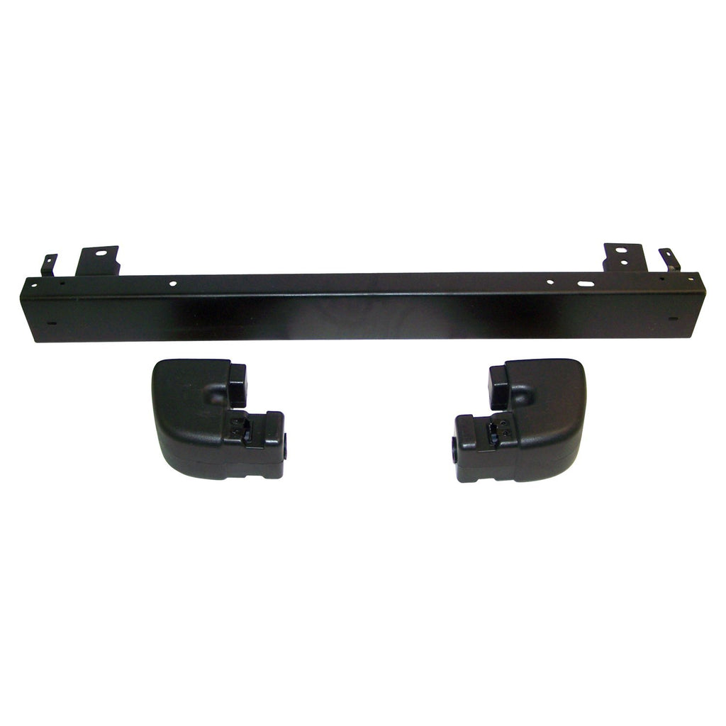 Crown Automotive Jeep Replacement 5ED18T3XK Black Rear Bumper & End Cap Kit for 97-06 Jeep TJ Wrangler, USA Only for Select Jeep TJ, Jeep Wrangler