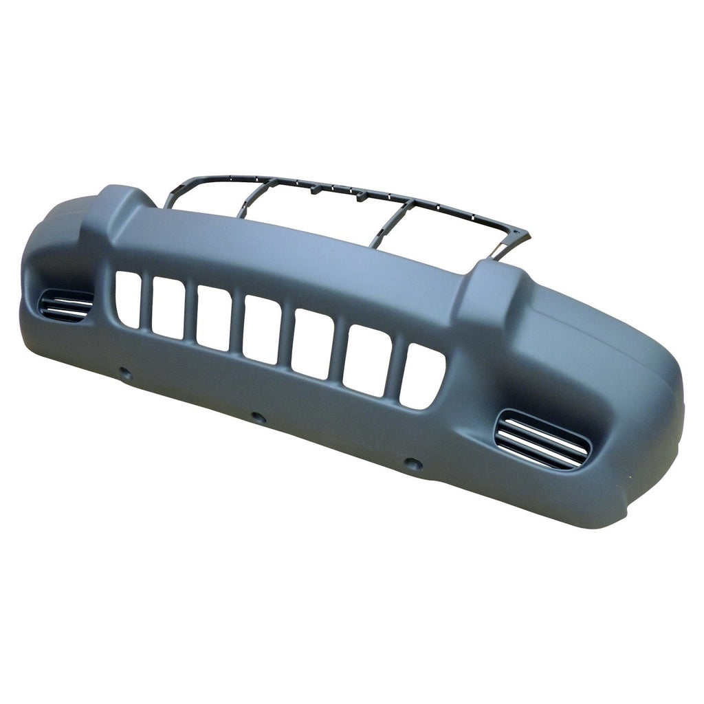 Crown Automotive Jeep Replacement 5EU79HS5 Front Fascia for Select 1999-2001 Jeep  WJ Grand Cherokees, Gray Textured