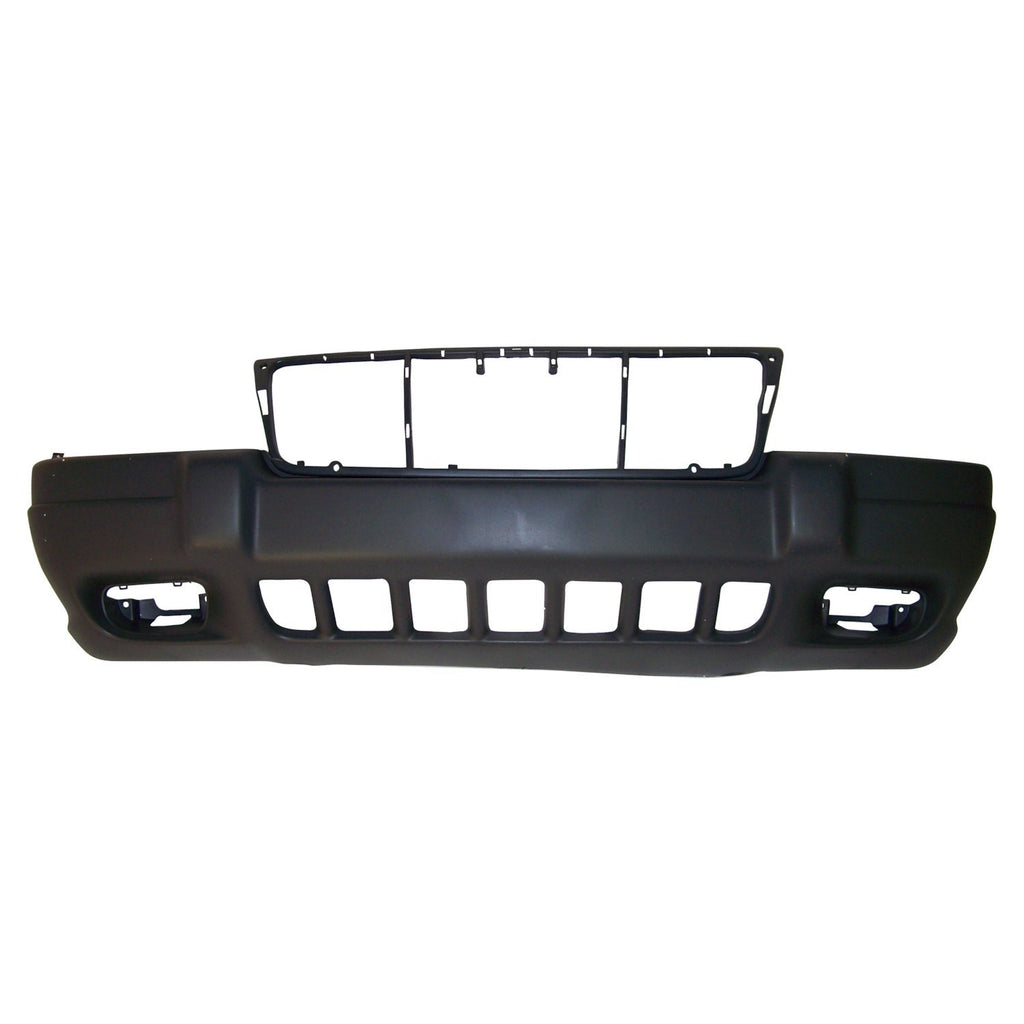 Crown Automotive Jeep Replacement 5FN29HS5 Front Fascia for Various 1999-2001 Jeep  WJ Grand Cherokees, Gray Textured for Select Jeep Grand Cherokee