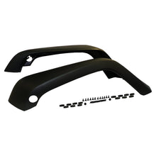 Load image into Gallery viewer, Crown Automotive Jeep Replacement 5KFKFR Front Textured Black Fender Flare Kit for 07-18 JK Wrangler, Incl. Hardware for Select Jeep Wrangler, Jeep Wrangler JK