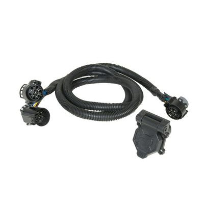 5Th-Wheel-Wire-Harness-7-Way-Blade-With-Reinforced-90-Deg-Plugs-Into-Oem-Wiring