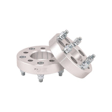 Load image into Gallery viewer, 5X114.3Mm-Axle-5X127mm-Wheel-Bolt-Circle-12X20-Studs-1.25-In-Thick-Silver-Alum