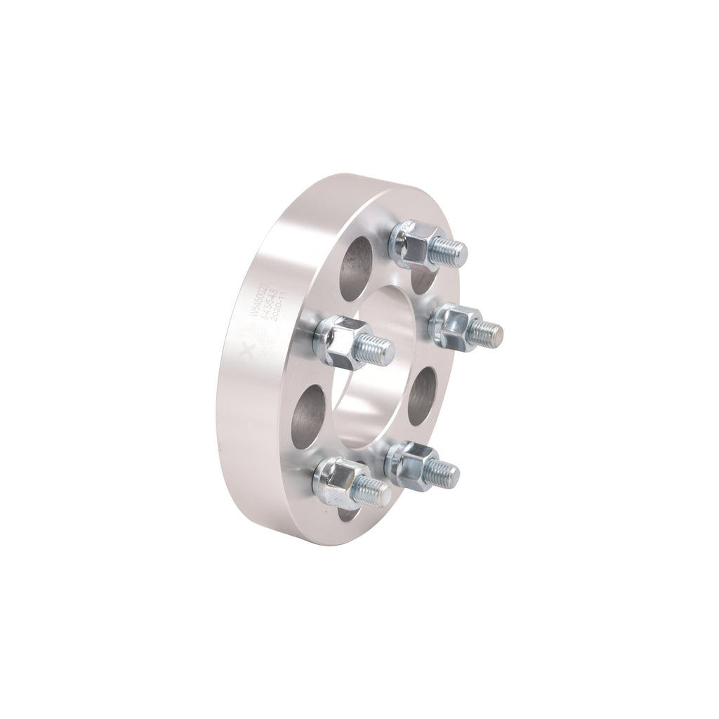 5X114.3Mm5X4.50-In-Bolt-Pattern-1.25-In-Thick-74Mm-Hub-Silver-Alum-Set-Of-2