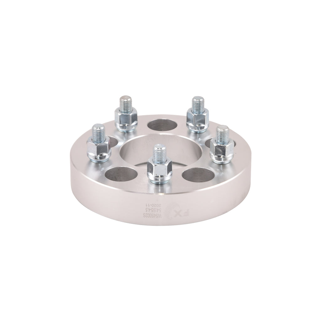 5X114.3Mm5X4.50-In-Bolt-Pattern-1.25-In-Thick-74Mm-Hub-Silver-Alum-Set-Of-2