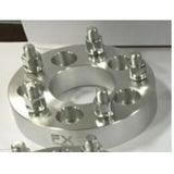 TRAILFX W547502S 5x120.7mm/5x4.75 In Bolt Pattern 1.25 In Thick 74mm Hub Silver Alum Set Of 2