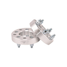 Load image into Gallery viewer, 5X127mm-Axle-5X120.7Mm-Wheel-Bolt-Circle-12X1.5-Studs-1.25-In-Thick-Silver-Alum